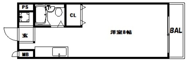 兵庫駅 徒歩5分 2階の物件間取画像